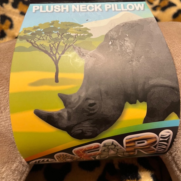 Cozy Safari Stuffed Elephant Neck Pillow Ages 5+ - Picture 6 of 6